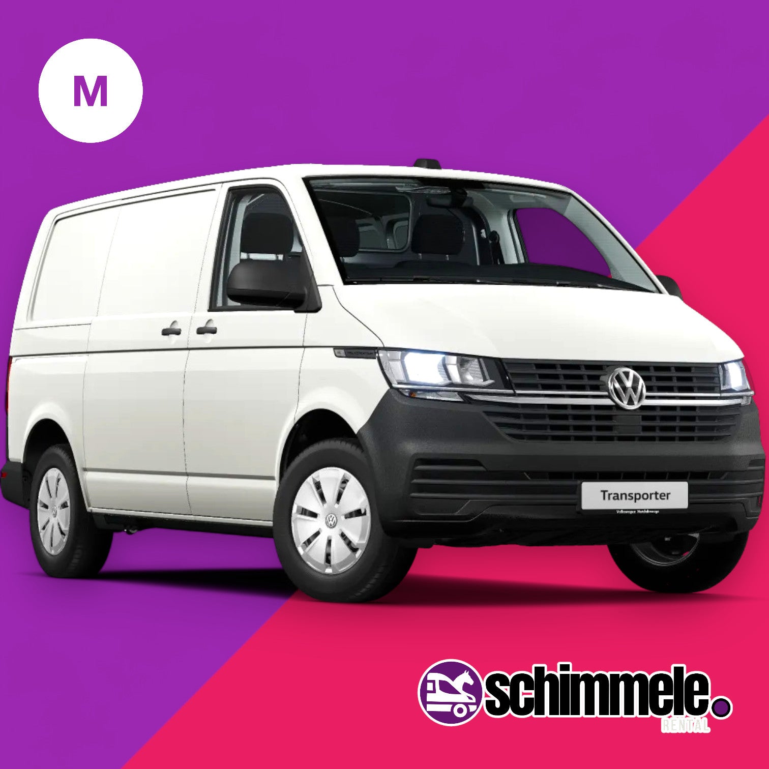 M-Transporter | Kastenwagen mittel als VW Transporter T6.1 oder ähnlich