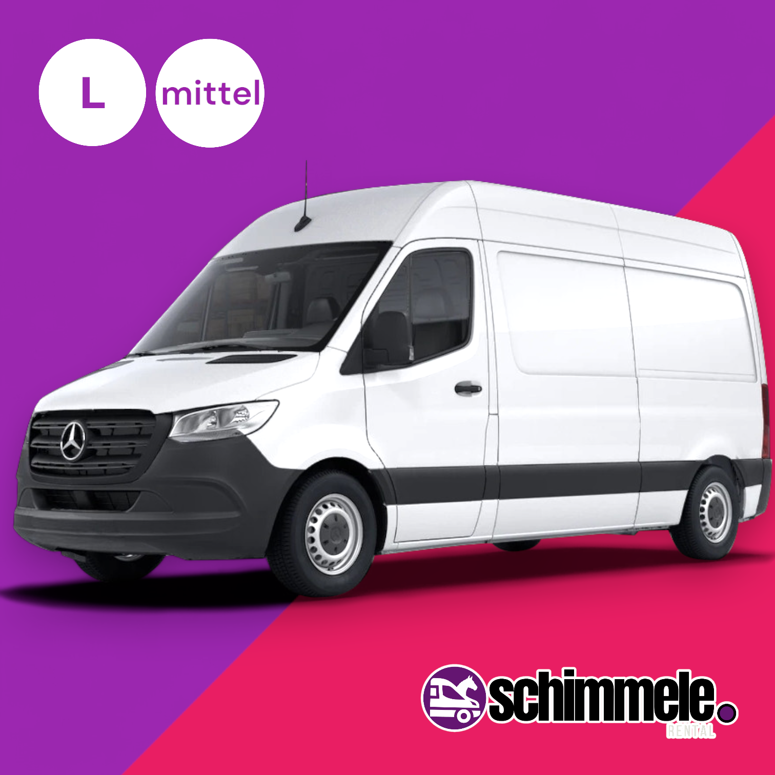 L-Transporter | Kastenwagen (3.5t) mittel als Mercedes Sprinter